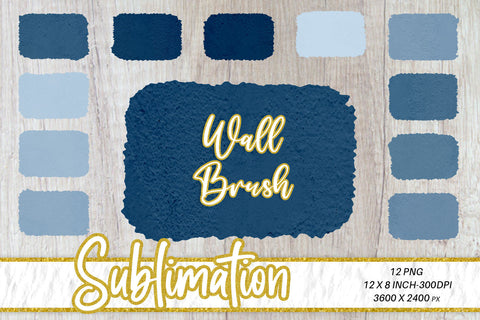 Brush splash sublimation background, splash bundle clipart, splash png, wall texture blue Sublimation artnoy 