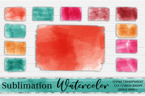 Brush splash sublimation background, Splash bundle clipart, splash png, watercolor Sublimation artnoy 