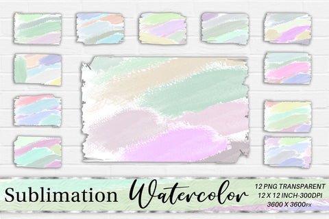 Brush splash sublimation background, Splash bundle clipart, splash png, watercolor Sublimation artnoy 
