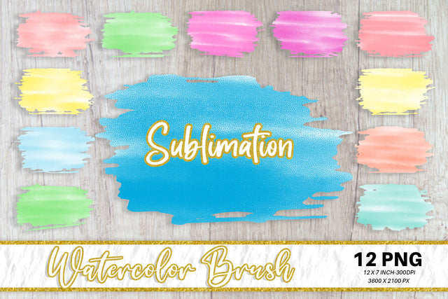 Brush splash sublimation background, splash bundle clipart, splash png, watercolor Sublimation artnoy 