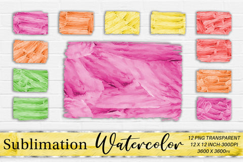 Brush splash sublimation background, Splash bundle clipart, splash png, watercolor Sublimation artnoy 