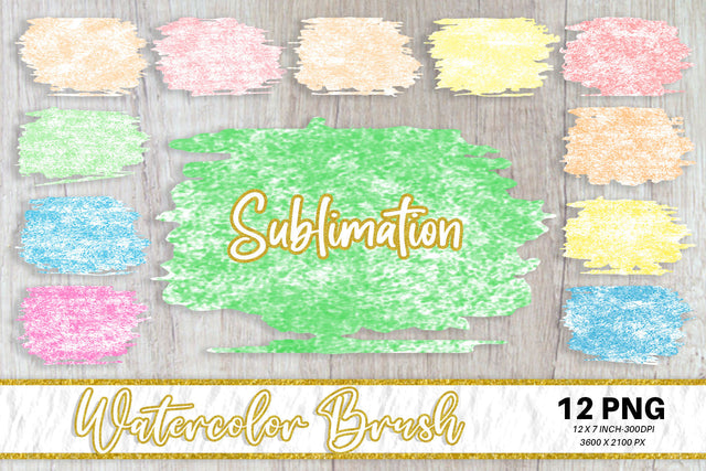 Brush splash sublimation background, splash bundle clipart, splash png, watercolor Sublimation artnoy 