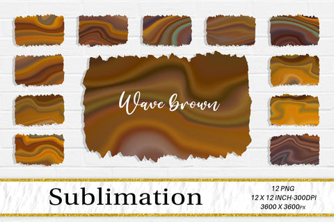 Brush splash sublimation background, splash bundle clipart, splash png, wave brown background Sublimation artnoy 
