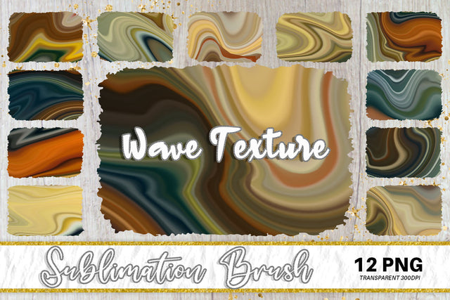 Brush splash sublimation background, splash bundle clipart, splash png, wave texture gradient brown color Sublimation artnoy 