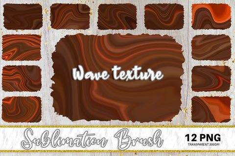 Brush splash sublimation background, splash bundle clipart, splash png, wave texture gradient brown Sublimation artnoy 