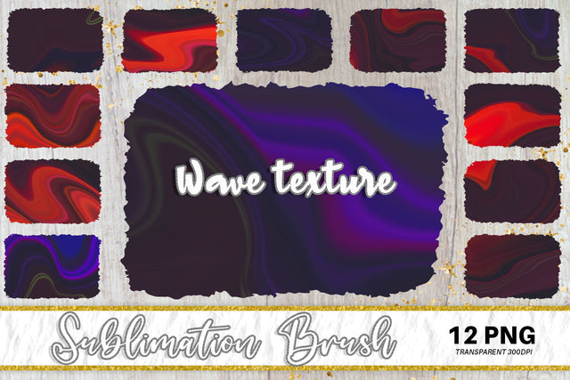 Brush splash sublimation background, splash bundle clipart, splash png, wave texture, gradient dark color Sublimation artnoy 