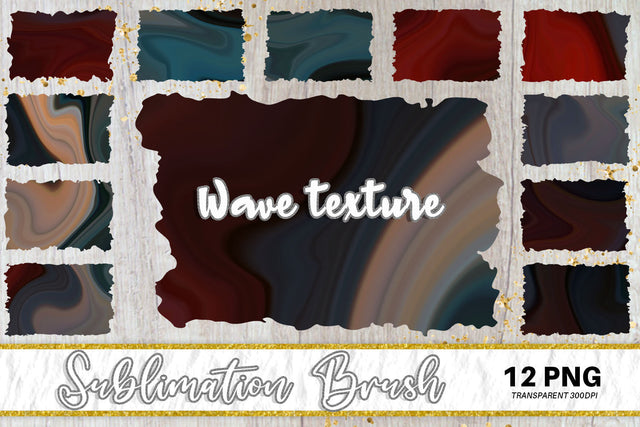 Brush splash sublimation background, splash bundle clipart, splash png, wave texture, gradient dark color Sublimation artnoy 