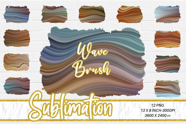 Brush splash sublimation background, splash bundle clipart, splash png, wave texture Sublimation artnoy 