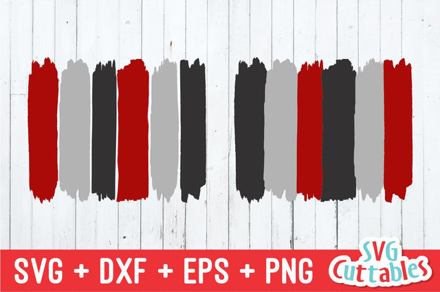 Brush Stroke Frames SVG Svg Cuttables 