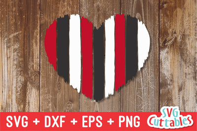 Brush Stroke Heart svg - Brush Stroke Background Cut File - Silhouette - svg - svg - dxf - eps - png - Silhouette - Cricut - Digital File SVG Svg Cuttables 