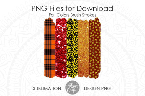 Brush stroke PNG, fall sublimation designs SVG Artisan Craft SVG 