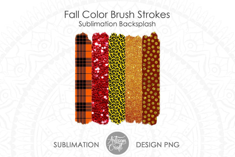 Brush stroke PNG, fall sublimation designs SVG Artisan Craft SVG 