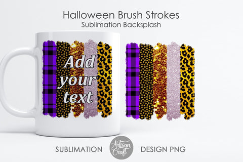 Brush stroke PNG, Halloween sublimation design, Leopard SVG Artisan Craft SVG 