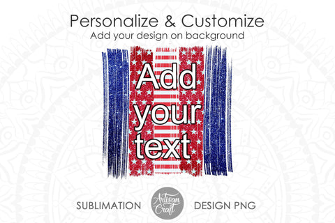 Brush stroke PNG, Stars and Stripes, sublimation backgrounds SVG Artisan Craft SVG 