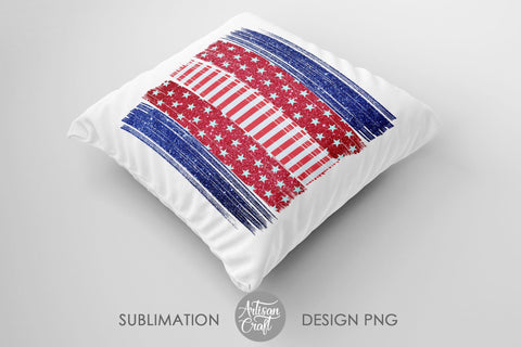 Brush stroke PNG, Stars and Stripes, sublimation backgrounds SVG Artisan Craft SVG 