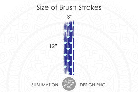 Brush stroke PNG, Stars Stripes SVG Artisan Craft SVG 