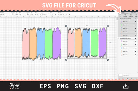 Brush Stroke SVG, Paint brush svg, Background svg, dxf, png SVG ClipartMuchLove 