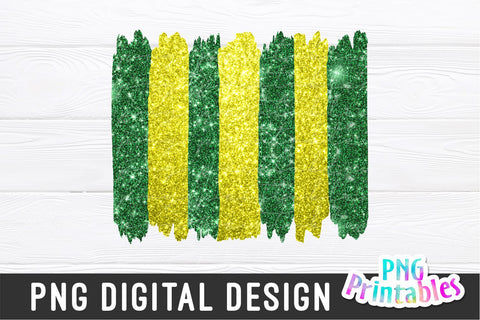 Brush Strokes Background png - Paint Strokes png - Print File - Glitter Sublimation - Green and Yellow - Sports png - Digital Download Sublimation Svg Cuttables 