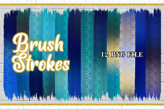 Brush Strokes Sublimation PNG, Sublimation artnoy 