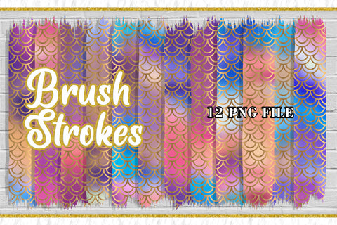 Brush Strokes Sublimation PNG, Sublimation artnoy 