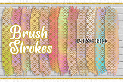 Brush Strokes Sublimation PNG, Sublimation artnoy 