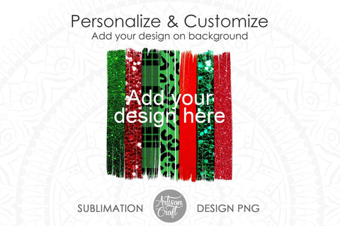 Brushstroke background, Christmas theme SVG Artisan Craft SVG 