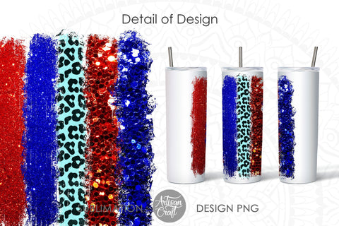 Brushstroke PNG, red blue leopard SVG Artisan Craft SVG 