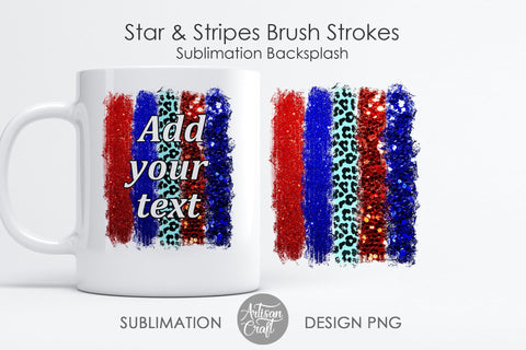 Brushstroke PNG, red blue leopard SVG Artisan Craft SVG 