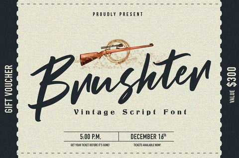 Brushter Font Vultype Co 