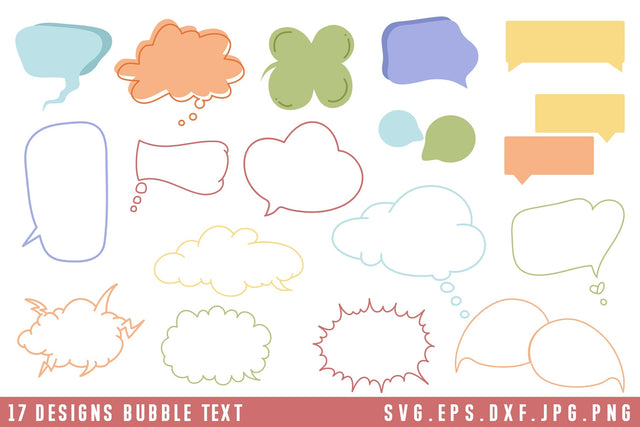 Bubble Chat Graphic Bundle SVG dapiyupi store 