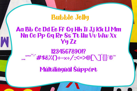 Bubble Jelly Font Madatype Studio 
