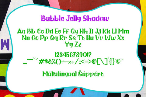 Bubble Jelly Font Madatype Studio 