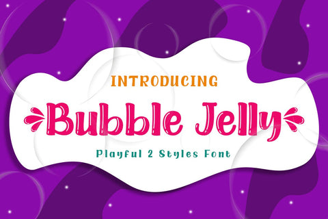 Bubble Jelly Font Madatype Studio 