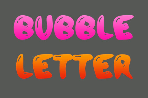 Bubble Letter Candy Font Font ampersand 