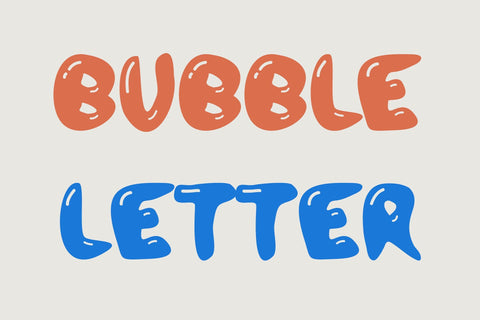 Bubble Letter Candy Font - So Fontsy