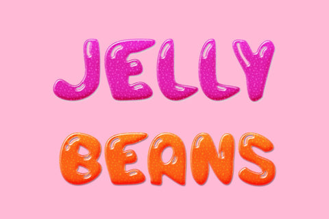 Bold jelly candy lettering you' re yummy! png word sticker