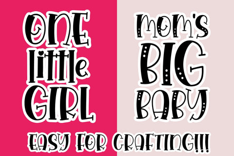 Bubble Pink Font Dm Letter Studio 