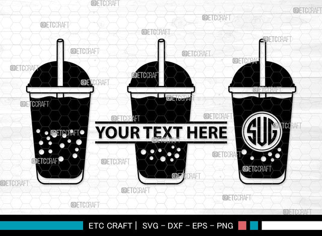 Bubble Tea SVG | Boba Tea Svg | Bubble Milk Tea Svg | Pearl Milk Tea Svg | Colorful Bubble Tea Svg | Bubble Tea Clipart SVG ETC Craft 