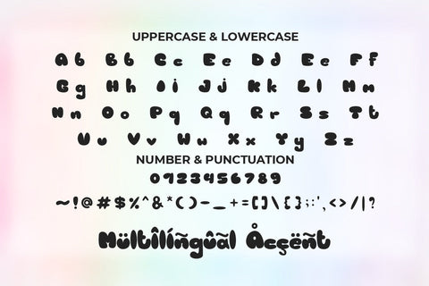 Bubble Yummy - A Cute Display Font Font Masyafi Studio 