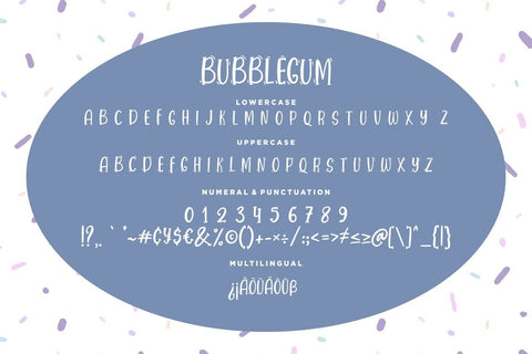 Bubblegum Fun Children Typeface Font Creatype Studio 