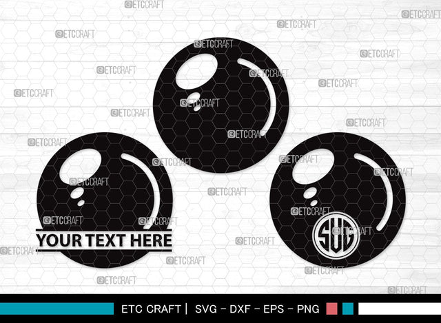Bubbles Monogram SVG Cut File | Soap Bubbles Svg | Blowing Bubbles Svg | Bubble Svg | Water Bubbles Svg | Bubbles Clipart SVG ETC Craft 