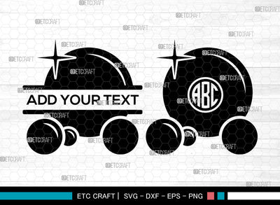 Bubbles Monogram SVG, Split Monogram Svg, Blowing Bubbles Svg, Water Bubbles Svg, Blowing Bubbles Svg, Bubble Svg, Bubbles Svg Bundle SVG ETC Craft 