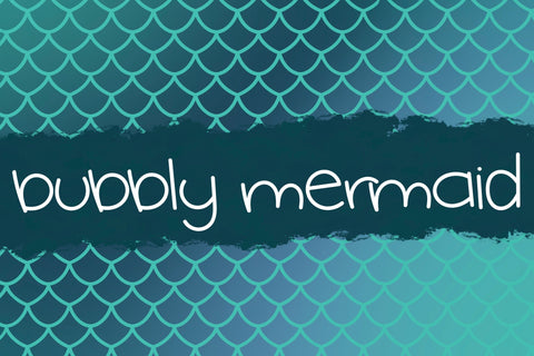 Bubbly Mermaid Font Kitaleigh 