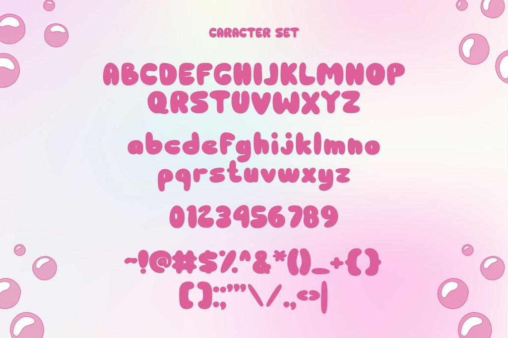 Bublles - Retro Bubble Font - So Fontsy