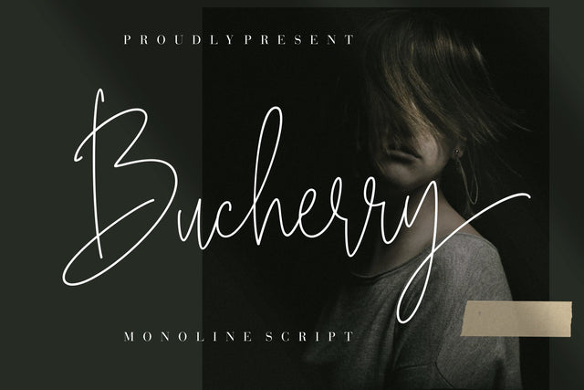 Bucherry Monoline Script Font Creatype Studio 