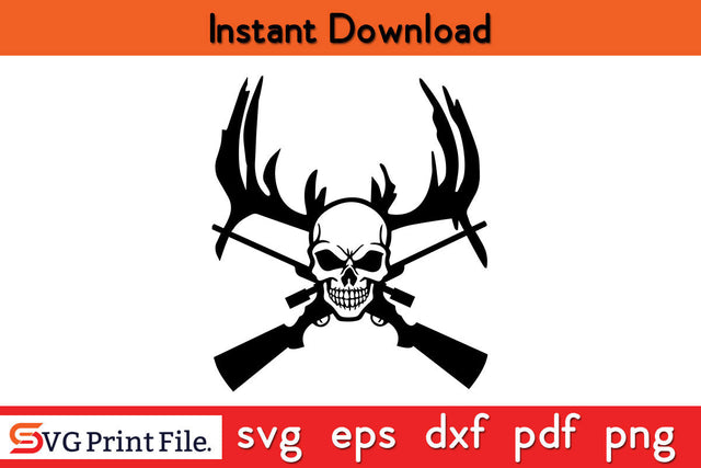 Buck Head Deer Hunting SVG PNG Cut Files SVG SVG Print File 