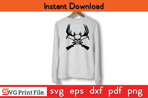 Buck Head Deer Hunting SVG PNG Cut Files SVG SVG Print File 