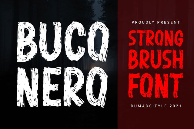 Buco Nero Font Dumadistyle 