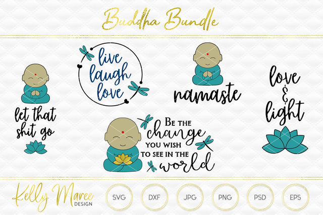 Buddha Love & Light Bundle Kelly Maree Design