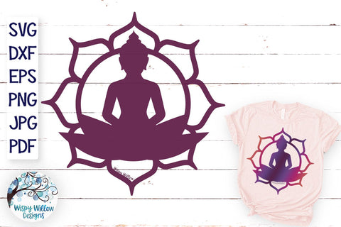 Buddha SVG SVG Wispy Willow Designs 